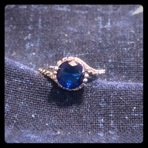 Sapphire (Glass) Ring